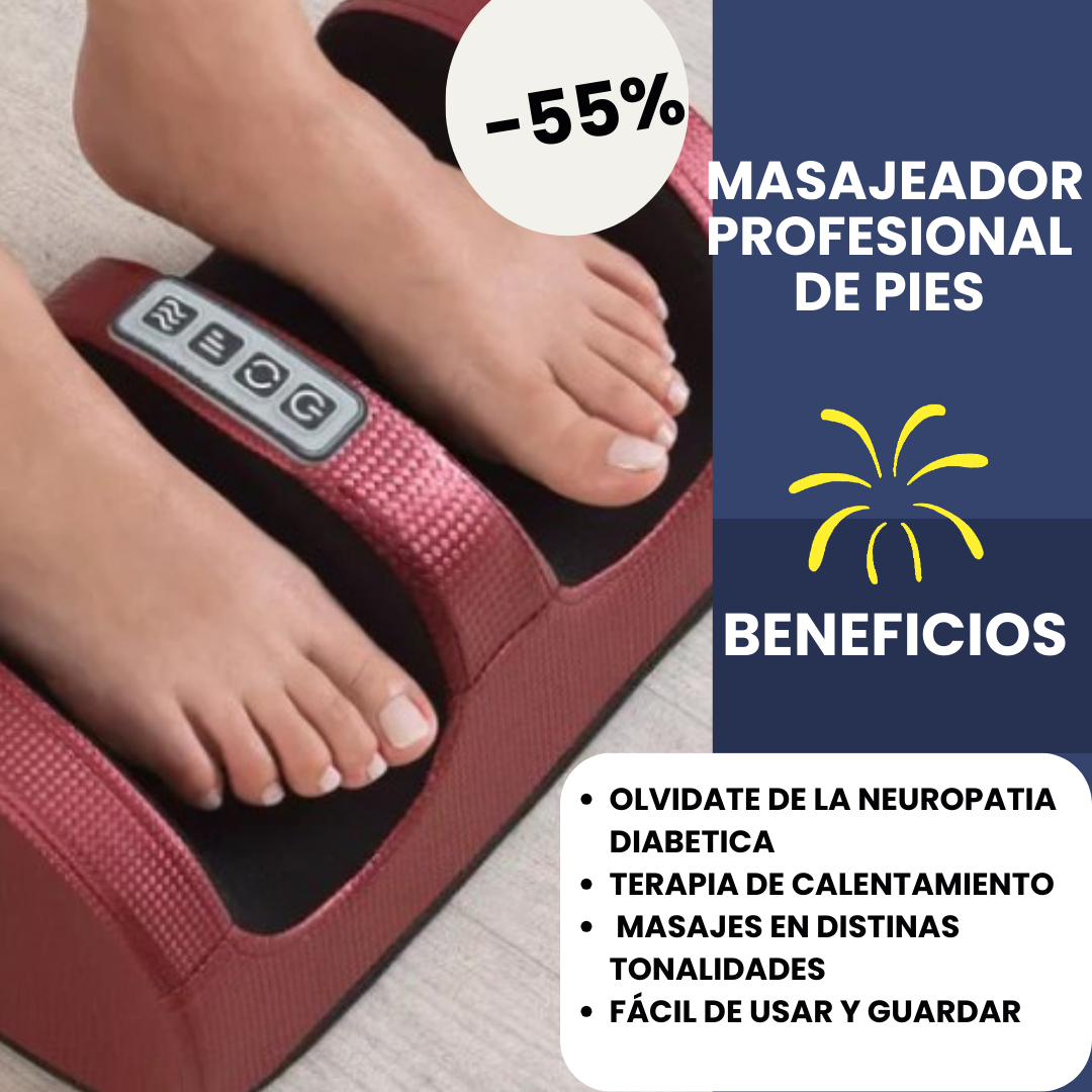 MASAJEADOR DE PIES PROFESIONAL-ENVIO GRATIS-TOP MÁS VENDIDOS